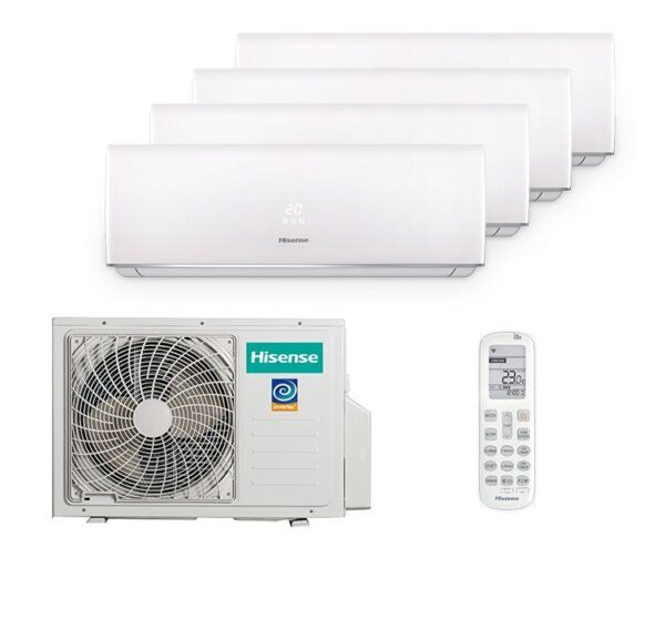Мульти-сплит система Hisense AMS-07UW4RVEDB00H x 4 / AMW4-27U4RJC