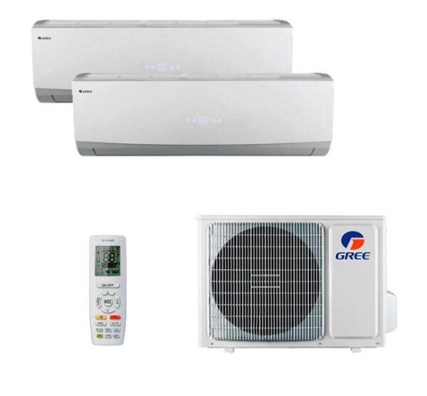 Мульти-сплит система Gree GWH09QCXB-K6DNC2F/I + GWH12QCXB-K6DNC2F/I / GWHD(18)NK6OO (LC)(LH)