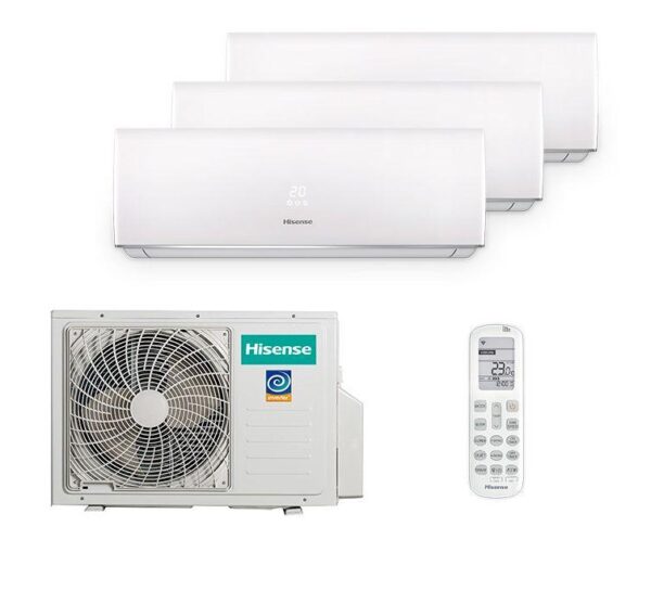 Мульти-сплит система Hisense AMS-09UW4RVEDB00 x 3 / AMW3-24U4RJC
