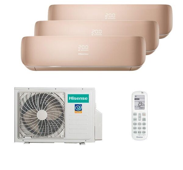 Мульти-сплит система Hisense AMS-09UW4RVETG00(C) x 2 + AMS-12UW4RVETG00(C) / AMW3-24U4RJC
